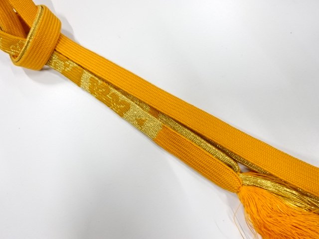 JAPANESE KIMONO / HAND-TIED OBIJIME